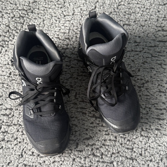 On Running Black and Gray High-Top Shoes - Picture 3 of 13